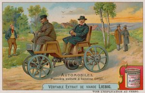 最初のガソリン車、1875 作： European School