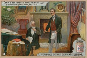 ヴェルディとボイトがファルスタッフを構成 作： European School