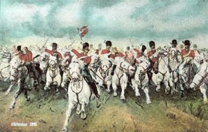 ウォータールー1815、スコッチ騎兵突撃 作： European School