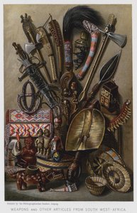 南西アフリカの武器とその他の物品（chromolitho 作： European School