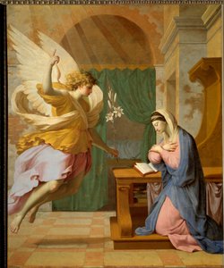 受胎告知 作： Eustache Le Sueur