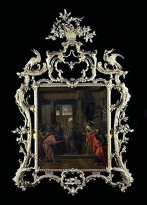 皇帝の前で論争する二人の哲学者 作： Eustache Le Sueur