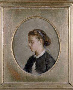 女性の肖像 作： Eva Gonzalès