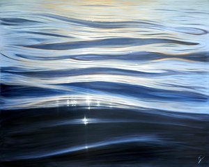 Perle de la Mer, 2023（キャンバスに油彩） 作： エヴァ・ヴォルフ