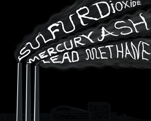 By Products of Burning Coal, Brooklyn（デジタルアート） 作： エヴァン・スクラー