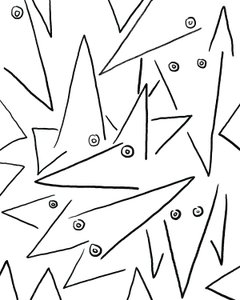Too Many Dogs, c.2020-24（デジタルアート） 作： エヴァン・スクラー