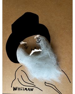 ウォルト・ホイットマン（コラージュ画） 作： エヴァン・スクラー