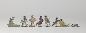 ザイストのモラヴィア兄弟によって作られたブリキのフィギュア 作： Evangelische Broedergemeente