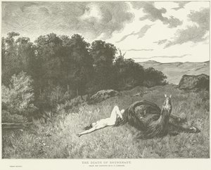ブルネホートの死 作： Evariste Vital Luminais