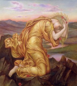 ペルセポネのためのデメテル追悼、1906 作： Evelyn De Morgan