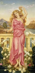 トロイのヘレン、1898年 作： Evelyn De Morgan