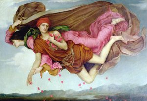 Nuit et sommeil - 夜と眠り」、デ・モルガン、エヴリン（1855-1919）作。油彩・キャンバス 作： Evelyn De Morgan