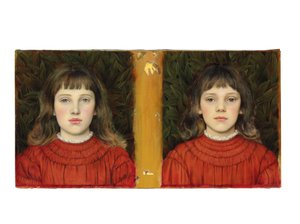 アリスミルドレッドとウィニフレッドジュリアスペンサースタンホープの肖像、1884 作： Evelyn De Morgan