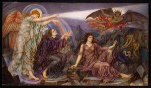 サーチライト 作： Evelyn De Morgan