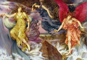 ストームスピリッツ、1900 作： Evelyn De Morgan