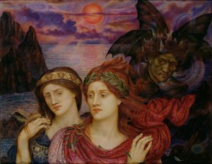 ビジョン、1914 作： Evelyn De Morgan
