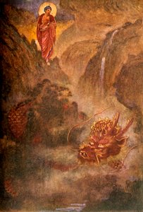 「ブッダとドラゴン」、1912年。 作： Evelyn Paul