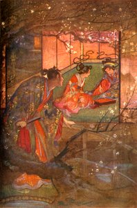 「足利将軍宮の加藤佐右衛門」、1912年。 作： Evelyn Paul