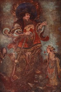 スサノオとクシナダヒメ、F Hadland Davis 作「The Myths and Legends of Japan」より 作： Evelyn Paul