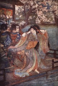 ウナイの乙女、F. Hadland Davis 作「The Myths and Legends of Japan」の挿絵 作： Evelyn Paul