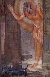 エイミー・クルーズ作「The Book of Myths」のイラスト、トートとチーフ・マジシャン 作： Evelyn Paul