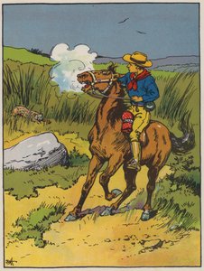 Lost in the Veldt（カラーリトグラフ 作： Evelyn Stuart Hardy