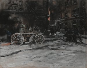 火災シーン 作： Everett Shinn