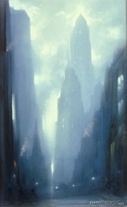 夜のニューヨーク 作： Everett Shinn
