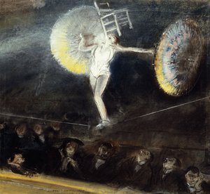 綱渡り 作： Everett Shinn