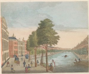 ヘレングラハトの眺め、1810～1813年頃 Vue du Heere-Gracht, Prize du Spiegel-Street, jusqu