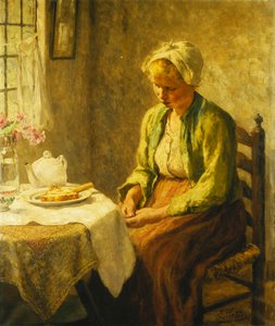 食事の前の恵み 作： Evert Pieters