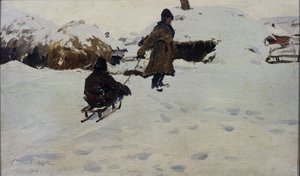 冬、1902 作： Evgeni Ivanovich Stolitsa