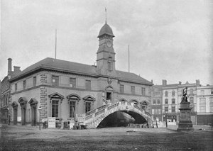 トウモロコシ取引所、レスター、c1896 作： Eyre and Spottiswoode