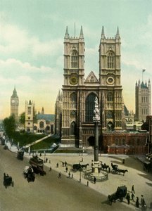 ウェストミンスター寺院、c1900年代。 作： Eyre and Spottiswoode