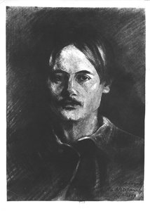 アルフレッド・ジャリーの肖像（1873-1907）1899 作： F.A. Cazals