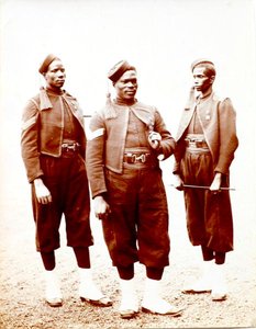 ハウサ軍曹 ゴールドコースト 1897年6月 （アルバムプリント） 作： F.G.O. Stuart