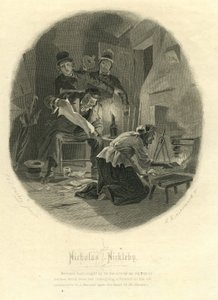 Nicholas Nickleby：Newman Noggs and Wackford Squeers、1867 作： F.O.C. and McRae, C. John Darley