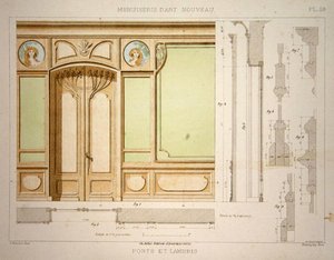 1900年頃に出版された「Menuiserie d