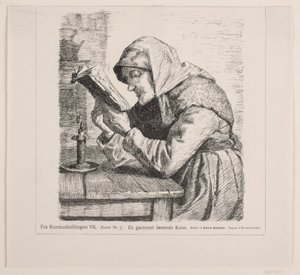 老読書妻 作： F. Hendriksen