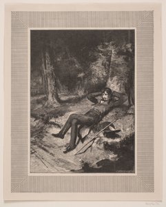 C. Hauch のイラスト、「The Beloved」 作： F. Hendriksen