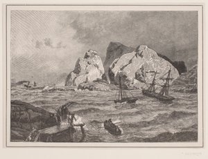 ノルウェー沿岸の緊急港 作： F. Hendriksen