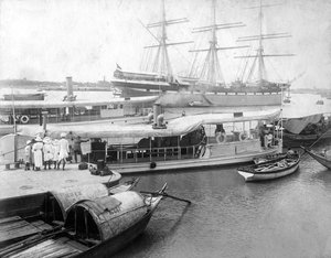 インド、ベンガル川、1905〜1906年。 作： F. L. Peters