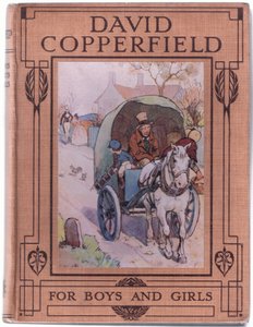 フロントカバーデザイン、イラスト、David Copperfield、1914年