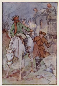 チャールズ・ディケンズ作『二都物語』の挿絵（カラーリトグラフ） 作： F. M. B. Blaikie