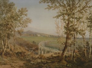 上から見た同じ鉄道高架橋の眺め、1849年頃 作： F. S. Cook