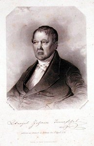 アルバート・ヘンリー・ペイン（1812-1902）が彫ったヴェンツェル・ヨハン・トマシェック（1774-1850）の肖像画 作： F. T. (after) Mayer