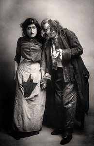 Constance Collier 1878-1955およびHerbert Beerbohm Tree 1853-1917、イギリスの俳優、1906年。 作： F. W. Burford