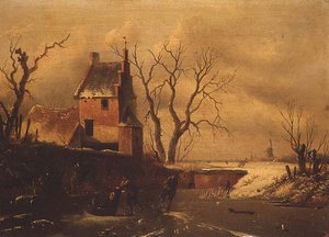 冬の風景 作： F. van Herte