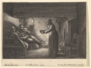 サテュロスと農民、1644年。