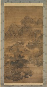 曇った山脈、1684年。 作： Fa Ruozhen